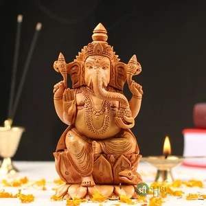 Ganesha Statue # Good Luck Gift # Elephant God # Hindu God # Ganesh for Altar - Picture 1 of 10
