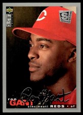 1995 Collector's Choice SE Silver Signatures #196 Ron Gant Cincinnati Reds
