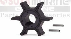Impulsor bomba de agua West Sierra 18-8911 Mallory 9-45615 con llave para Yamaha Marine - Imagen 1 de 2