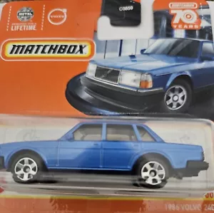 MATCHBOX - 2023 BOX - 1986 VOLVO 240 BLUE 99/100 - Picture 1 of 1