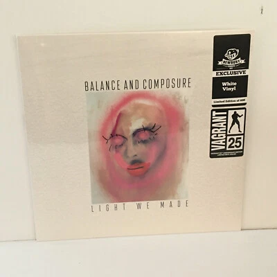 BALANCE AND COMPOSURE light we made Lp WHITE COLORED Vinyl Record SEALED / NEW - Image 1 of 3