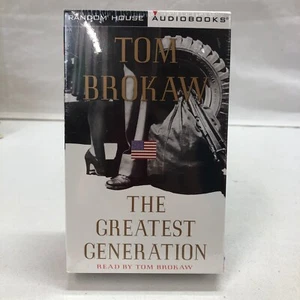 TOM BROKAW AUDIOBOOK THE GREATEST GENERATION READ BY TOM BROKAW NEW SEALED - Imagen 1 de 6