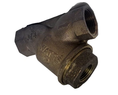 Watts LF777 3/4" Y-Strainer, Bronze, Lead-Free, Mesh, 400 WOG, 125 WSP Wye - Image 1 of 4