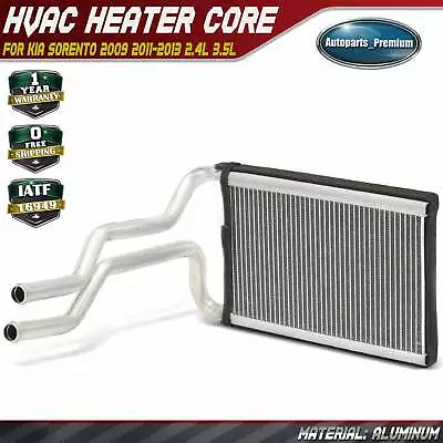 HVAC Heater Core w/ Tube for Kia Sorento 2009 2011-2013 2.4L 3.5L 3.3L 3.8L DOHC - Image 1 of 4