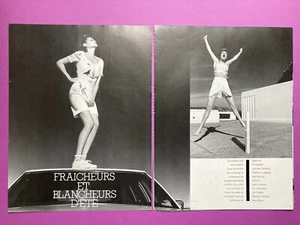 éditorial mode Albert Watson Vogue photographie 1979 article presse vintage 70s - Picture 1 of 5