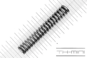 Resorte de presión 3mm aplicado 17x101mm 45,7kg espiral acero inoxidable metal - Imagen 1 de 1