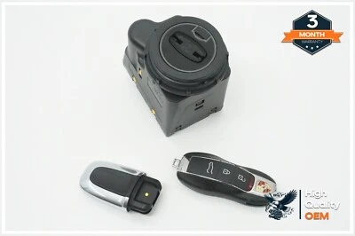 2015 - 2024 PORSCHE MACAN DASH IGNITION SWITCH CYLINDER LOCK SET OEM 33k mls - Image 1 of 4