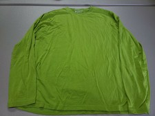 Coolibar Upf 50+ Uv Protection Long Sleeve Green Shirt Mens Medium Crew Neck
