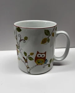 222 Fifth PTS International Enchanted Woods Fine China Owl Mug -24oz - Bild 1 von 4