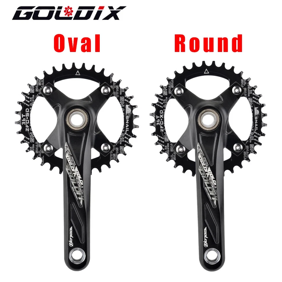 Bicycle Crank Chainring 104BCD MTB Bike 170mm Crankset 32T 34T 36T 38T Plate BB - Image 1 of 4