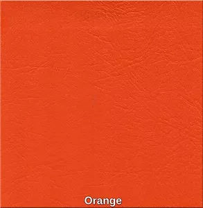 Marine Faux Vinyl Leather Waterproof Upholstery Orange 54 Inch Fabric sold BTY - Picture 1 of 1