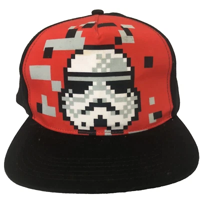 Gorra ajustable Star Wars Disney Storm Trooper Snapback negra y roja nueva con etiquetas Foto 1 de 4