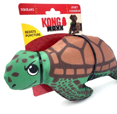 Juguete para buscar perros KONG Maxx Turtle mediano duradero chirriante suave resistente a pinchazos Foto 1 de 4