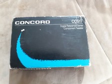 High End Old School Rare NOS CCS1T Concord Car Stereo Tweeters SQ Audio 4x6 3.5 