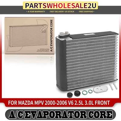 Núcleo evaporador de aire acondicionado delantero para Mazda MPV 2000 2001 2002 2003-2006 V6 2,5 L 3,0 L Foto 1 de 4
