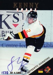 1995 Signature Rookies Draft Day Signature #19 Shane Kenny
