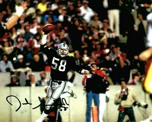 FOTO 8x10 firmada por Jack Squirek del Super Bowl XVIII RAIDERS ~ CERTIFICADO DE AUTENTICIDAD ASIGNADO - Imagen 1 de 4