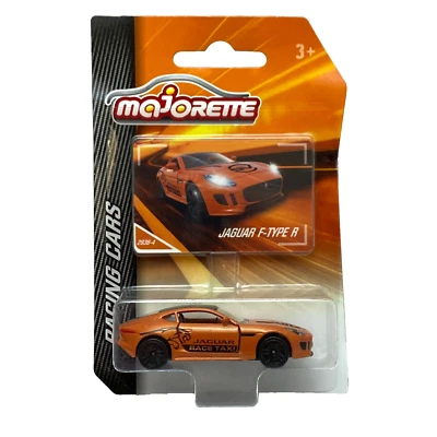 Jaguar F-Type R Orange Majorette Racing Cars 293B-4 1:64 Scale Toy Car - Image 1 of 4