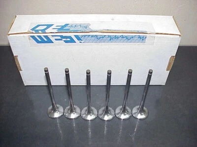 6 New Del West 5/16" Titanium Exhaust Valves 1.620" Head 5.710" Long SB2.2 Foto 1 de 4
