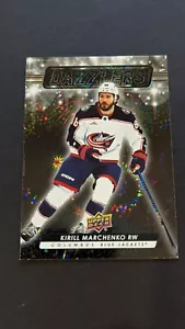 2023-24 UD Series 2 Dazzlers Black Kirill Marchenko Blue Jackets - Picture 1 of 2