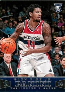 GLEN RICE JR 2013-14 Panini ROOKIE RC #198 Wizards 