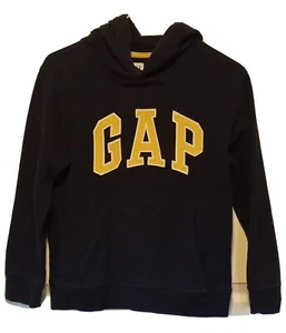 Gap Kids - Large (10) Navy and Yellow Hoodie Sweatshirt With Front Pockets - Picture 1 of 5