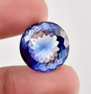 19 x 19 mm Natürlicher Ceylon Blauer Saphir Lose Edelstein 30,00 Ct (GIT) Zertifiziert - Bild 1 von 5