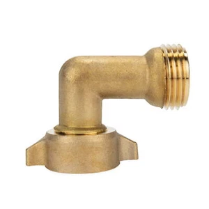 (22505)Camco 90-Degree Hose Elbow for RVs - Solid Brass Construction, new - Picture 1 of 6
