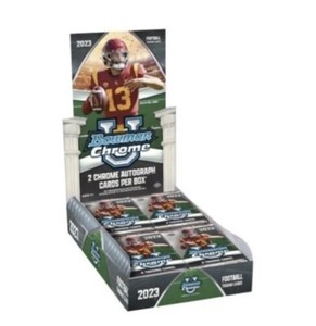 2023 Bowman University Chrome Football Hobby Box - 2 AUTOS PER BOX - IN STOCK
