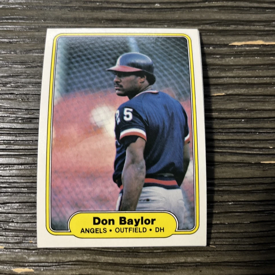 1982 Fleer #451 Don Baylor California Angels - Image 1 of 1