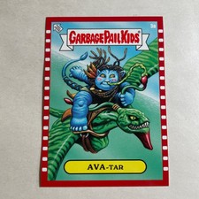 2023 Garbage Pail Kids Not Scars Ava-Tar Red Parallel #3a FREE shipping