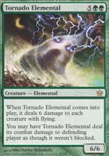 Tornado Elemental ~ Heavily Played Fifth Dawn 5th MTG Magic UltimateMTG Green Ca - Image 1 of 1