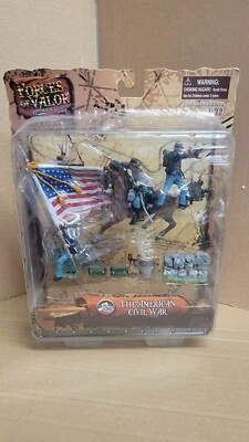 Forces Of Valor 23006 American Civil War Union Infantry Cavalry & Flag Set 1/32 - Image 1 of 4