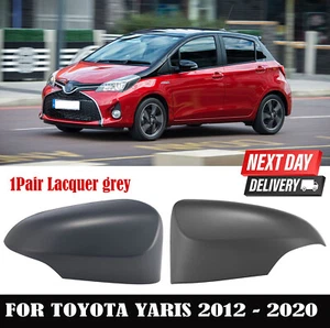 Una coppia calotta copri specchietto retrovisore portiera per TOYOTA YARIS 2012-2020 VENDITORE UK - Foto 1 di 13