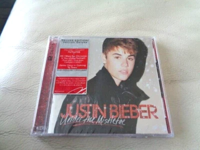 Justin Bieber NUEVO CD+DVD Under The Mistletoe Deluxe Usher Mariah Carey Band Perr Foto 1 de 2