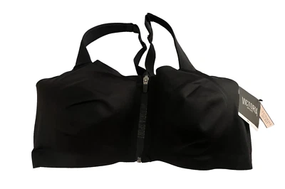 Sujetador deportivo Victoria's Secret Victoria nuevo con etiquetas negro cierre frontal knockout deportivo 40D Foto 1 de 3