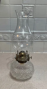 Vintage Lamplight Farms Glass Lamp Hurricane Chimney Wick Paraffin Box - Picture 1 of 20