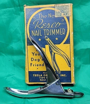 ВИНТАЖНЫЙ RESCO оригинальный собаки ногтей триммер в коробке домашних животных ногтей триммер - Изображение 1 из 4