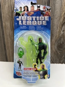 Justice League Green Lantern Attack Armor Figur Mattel 2003 DC Animated Series - Bild 1 von 8