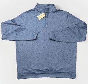NWT Peter Millar Crown Sport Golf Carts All Over Print 1/4 Zip Pullover Large L - Picture 1 of 11