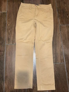 JCrew Womens Chino Pants Khaki Brown Tan straight Size 25 - Picture 1 of 10