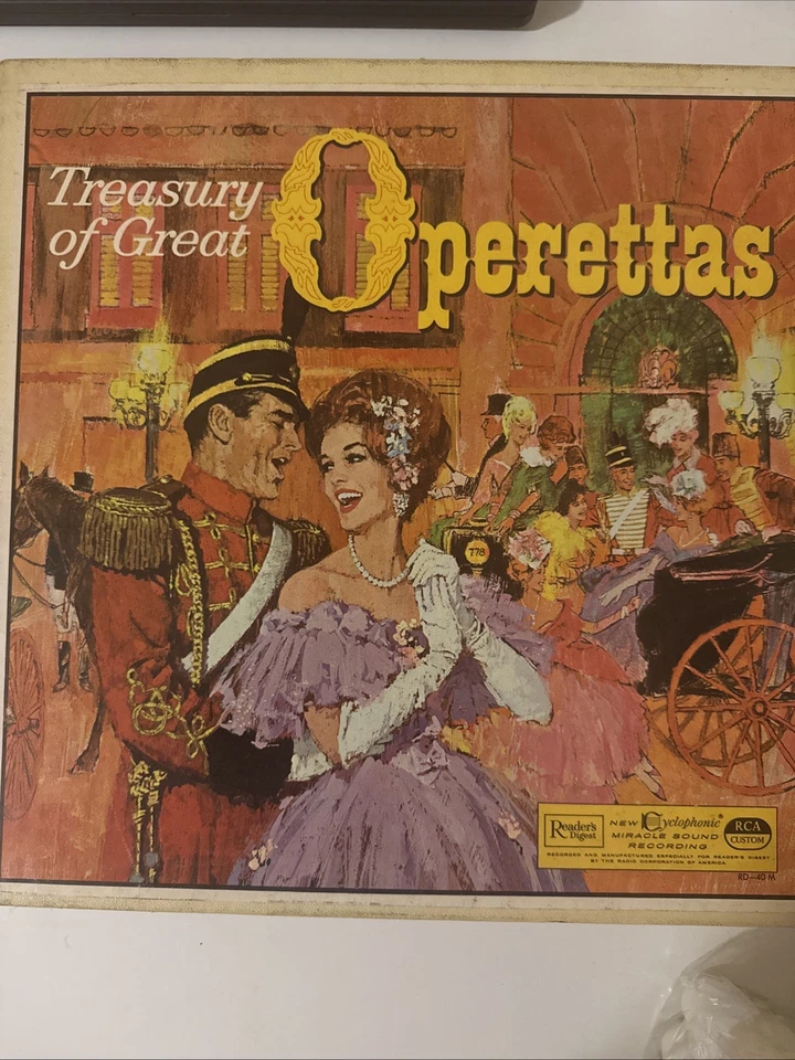 1960 Treasury of Great Operettas Anna Moffo 9-LP Vinyl Record Album Box Set - Image 1 of 3