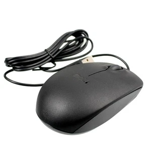 Nuovo mouse mouse a scorrimento ottico USB CABLATO USB 09RRC7 MS111-L originale look nero - Foto 1 di 5