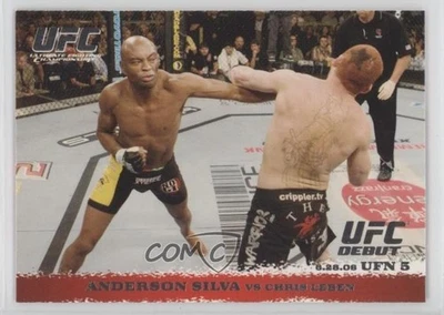 2009 Topps UFC Round 1 Anderson Silva vs Chris Leben #46 Rookie RC - Image 1 of 2