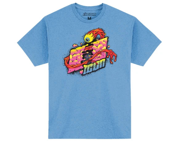 *FREE SHIPPING* ICON SCATTERBRAIN BLUE T-SHIRT - Image 1 of 1