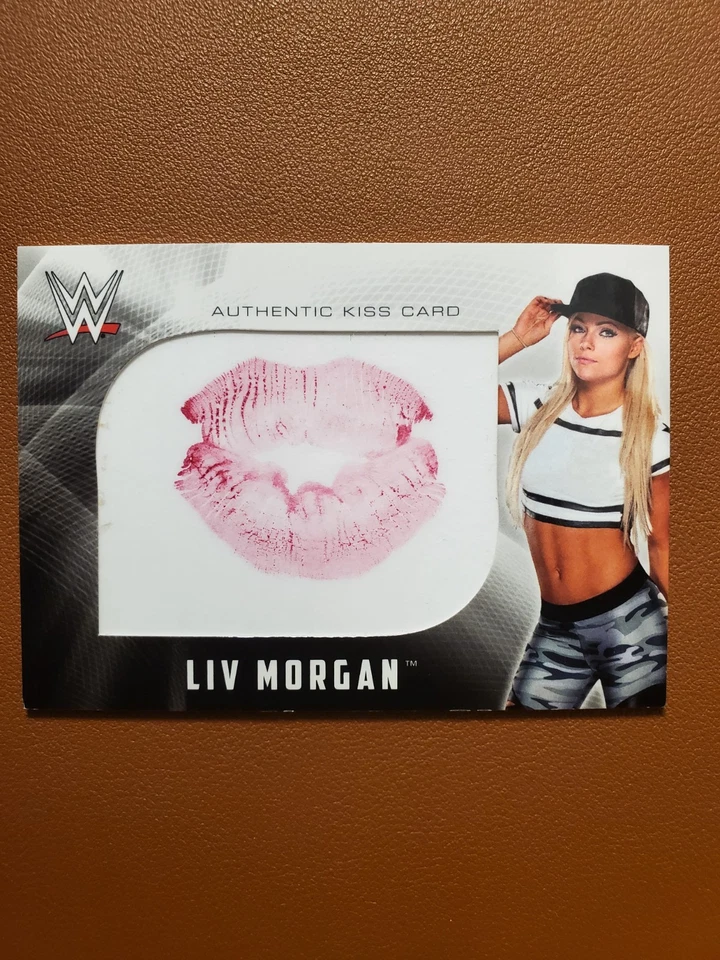 Liv Morgan Authentic Kiss Card /99 2017 Topps WWE Then Now Forever Wrestlemania - Image 1 of 2