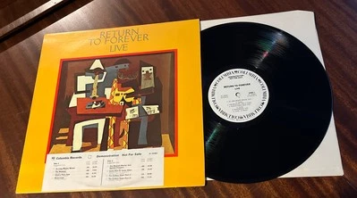 RETURN TO FOREVER Live 1978 WHITE LABEL PROMO Columbia 35281 Chick Corea, Clarke Foto 1 de 4