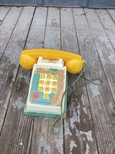 Fisher Price Pop-Up-Pal Chime Phone 1968 Vintage #150 Toy chime not working - Picture 1 of 6
