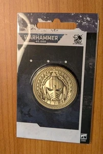 Space Marine 2 Lieutenant Titus coin warhammer 40k starforged ultramarines - Picture 1 of 2