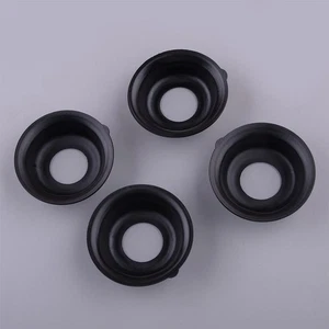 Carburetor Vacuum Diaphragm Carburettor Diaphragm Membrane Black 4PCS @ - Picture 1 of 5